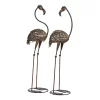 Summerfield Terrace Cast Iron Flamingo Yard Art Pair -Bella-Vita Shoes Shop Belk 1028
