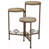 Summerfield Terrace Rustic Triple Planter Stand -Bella-Vita Shoes Shop Belk 1037