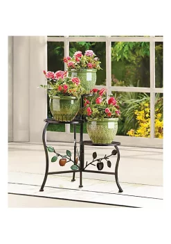 Summerfield Terrace Country Apple Plant Stand -Bella-Vita Shoes Shop Belk 1061