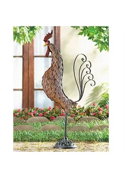 Summerfield Terrace Iron Rooster Art Sculpture -Bella-Vita Shoes Shop Belk 1076