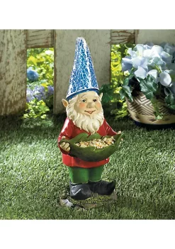 Summerfield Terrace Bird Feeder Solar Light-Up Gnome Bird Feeder -Bella-Vita Shoes Shop Belk 1100