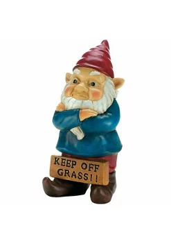 Summerfield Terrace Keep Off Grass Grumpy Gnome -Bella-Vita Shoes Shop Belk 1133