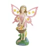 Summerfield Terrace Classic Decorative Pink Fairy Solar Garden Statue -Bella-Vita Shoes Shop Belk 1147