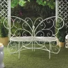 Summerfield Terrace White Butterfly Garden Bench -Bella-Vita Shoes Shop Belk 1157