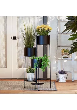 Summerfield Terrace 3-Tier Barrel Bucket Plant Stand 9 Summerfield Terrace 3-Tier Barrel Bucket Plant Stand -Bella-Vita Shoes Shop Belk 1182