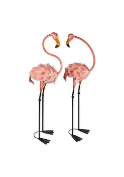 Summerfield Terrace Flirty Flamingo Pair Lawn Decorations