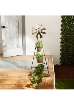 Summerfield Terrace Windmill Plant Stand -Bella-Vita Shoes Shop Belk 1194