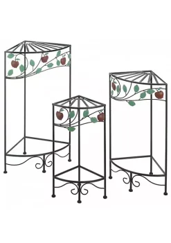 Summerfield Terrace Country Apple Plant Stand Set
