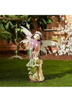 Summerfield Terrace Fairy with Flowers Solar Garden Light 10 Summerfield Terrace Fairy with Flowers Solar Garden Light -Bella-Vita Shoes Shop Belk 1234
