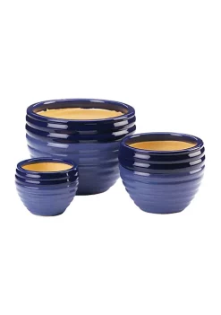 Summerfield Terrace Duo Blue Planters Trio