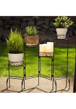 Summerfield Terrace 4-Tier Metal Plant Stand -Bella-Vita Shoes Shop Belk 1296