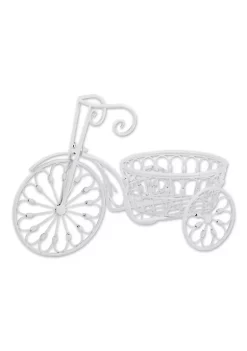 Summerfield Terrace White Bicycle Planter -Bella-Vita Shoes Shop Belk 1317
