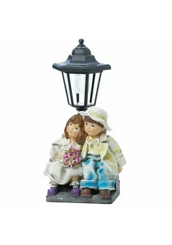 Summerfield Terrace Couple With Solar Street Light Statue -Bella-Vita Shoes Shop Belk 1330