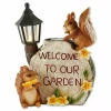 Summerfield Terrace Solar Welcome To Our Garden Squirrels -Bella-Vita Shoes Shop Belk 1368