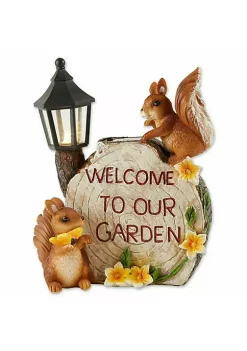 Summerfield Terrace Solar Welcome To Our Garden Squirrels 11 Summerfield Terrace Solar Welcome To Our Garden Squirrels -Bella-Vita Shoes Shop Belk 1372