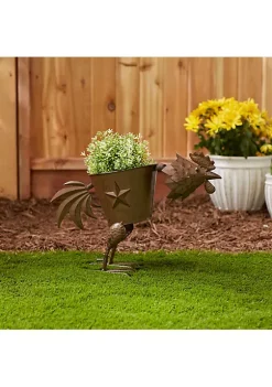 Summerfield Terrace Pecking Rooster Iron Planter 8 Summerfield Terrace Pecking Rooster Iron Planter -Bella-Vita Shoes Shop Belk 1380