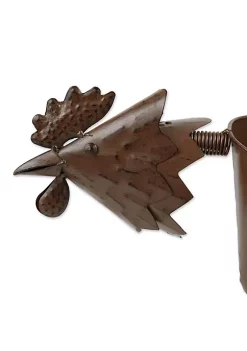 Summerfield Terrace Pecking Rooster Iron Planter 9 Summerfield Terrace Pecking Rooster Iron Planter -Bella-Vita Shoes Shop Belk 1381