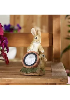 Summerfield Terrace Mom and Baby Bunny Solar Garden Light -Bella-Vita Shoes Shop Belk 1387