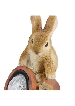 Summerfield Terrace Mom and Baby Bunny Solar Garden Light -Bella-Vita Shoes Shop Belk 1388