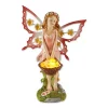 Summerfield Terrace Pink Fairy Solar Garden Statue -Bella-Vita Shoes Shop Belk 1397