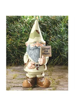 Summerfield Terrace Support Our Troops Garden Gnome 13 Summerfield Terrace Support Our Troops Garden Gnome -Bella-Vita Shoes Shop Belk 1414
