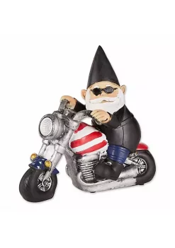 Summerfield Terrace Biker Gnome Solar Garden Statue 13 Summerfield Terrace Biker Gnome Solar Garden Statue -Bella-Vita Shoes Shop Belk 1422