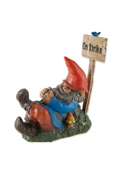 Summerfield Terrace Sleeping Gnome On Strike Garden Decor or Figurine -Bella-Vita Shoes Shop Belk 1432