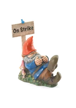 Summerfield Terrace Sleeping Gnome On Strike Garden Decor or Figurine -Bella-Vita Shoes Shop Belk 1434