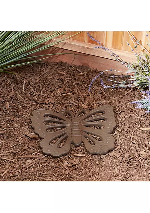 Summerfield Terrace Cast Iron Butterfly Stepping Stone 4 Summerfield Terrace Cast Iron Butterfly Stepping Stone - Image 2