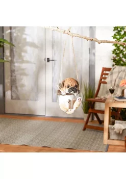 Summerfield Terrace Swinging Pug Puppy Decor -Bella-Vita Shoes Shop Belk 1463