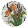 Summerfield Terrace Orange Dragonfly Love Blooms Here Cement Garden Stepping Stone 1 Summerfield Terrace Orange Dragonfly Love Blooms Here Cement Garden Stepping Stone -Bella-Vita Shoes Shop Belk 1520