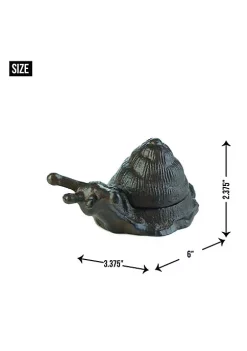 Summerfield Terrace Cast Iron Garden Snail Key Hider -Bella-Vita Shoes Shop Belk 1529