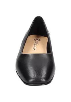 Bella-Vita Kimiko Square Toe Flats -Bella-Vita Shoes Shop Belk 773