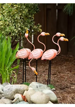 Summerfield Terrace Flamingo Flock Lawn Ornament -Bella-Vita Shoes Shop Belk 974