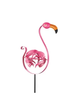 Summerfield Terrace Twirling Metal Pink Flamingo Garden Stake -Bella-Vita Shoes Shop Belk 980