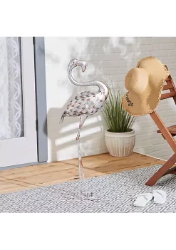 Summerfield Terrace Standing Tall Galvanized Flamingo Statue -Bella-Vita Shoes Shop Belk 997