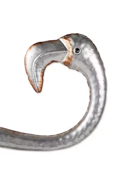 Summerfield Terrace Standing Tall Galvanized Flamingo Statue -Bella-Vita Shoes Shop Belk 998